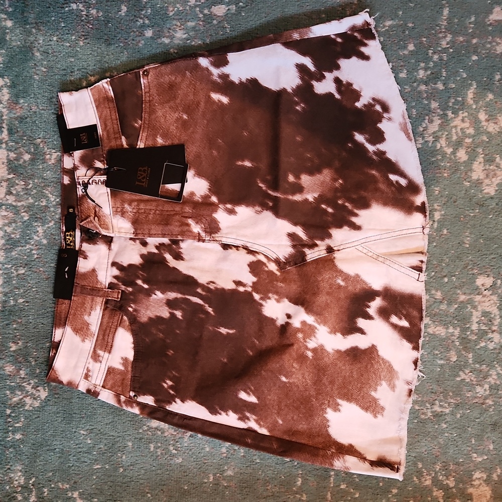 Cow Print Skirt
